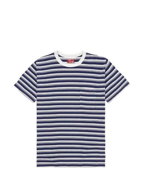 Yakut striped patch-pocket T-shirt by FORTELA