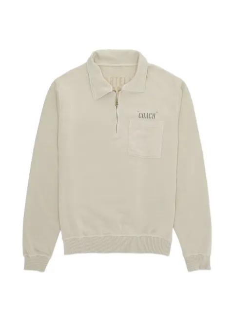 Yalepcoach zip pocket sweatshirt by FORTELA