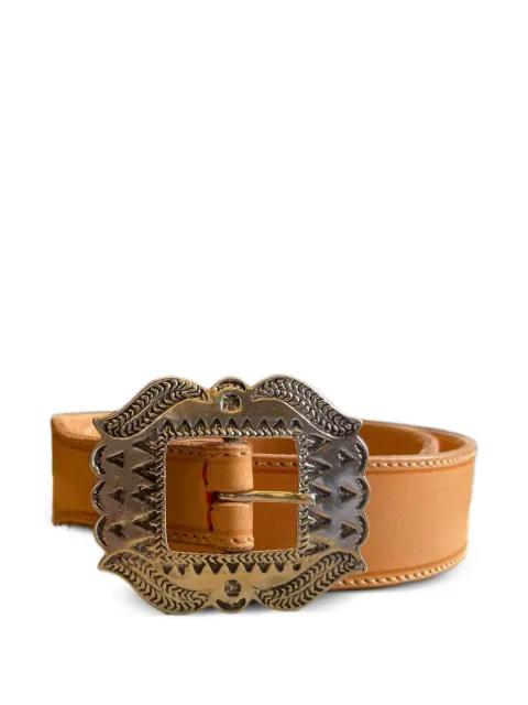 buckle calf leather belt by FORTELA