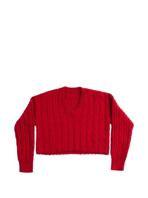 cable knit knitwear by FORTELA