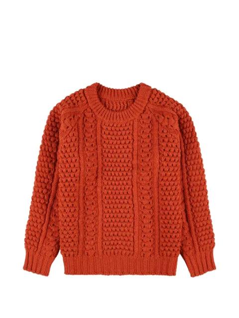 cable-knit sweater by FORTELA