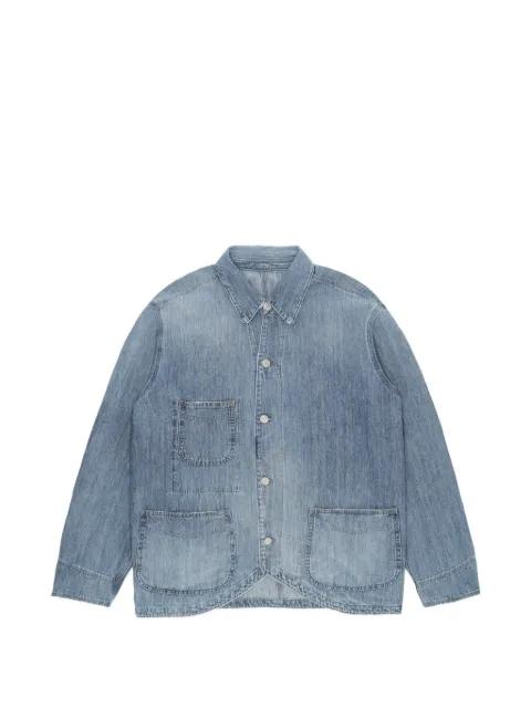 chest-pocket denim jacket by FORTELA