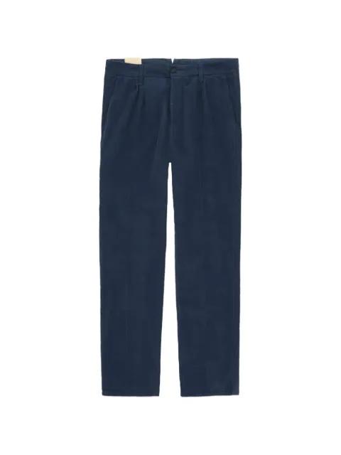 corduroy welt-pocket trousers by FORTELA
