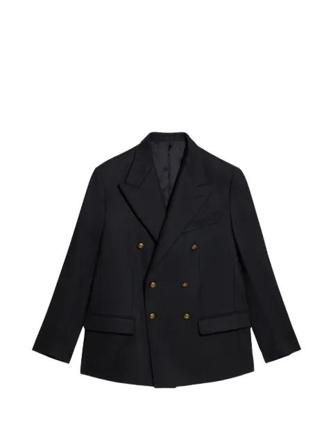 double-breasted flap pocket blazer by FORTELA