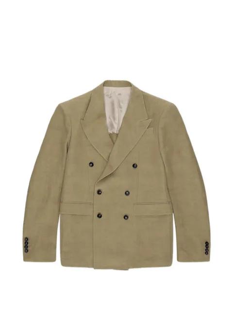 double-breasted flapped jacket by FORTELA