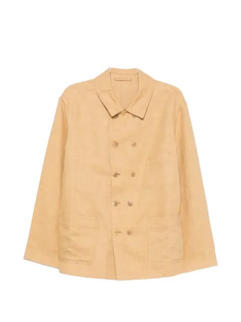 double-breasted linen jacket by FORTELA