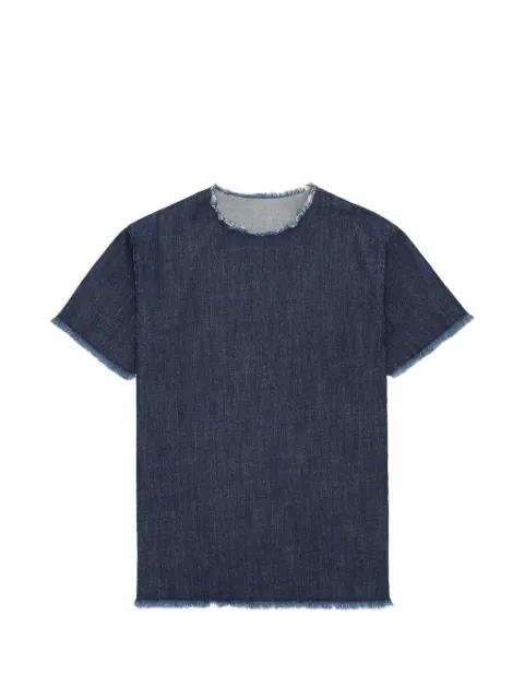 fringed-detail T-shirt mini dress by FORTELA