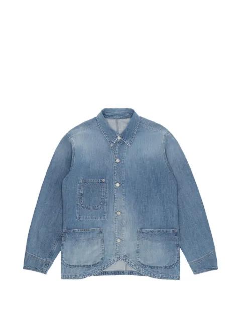 front-pocket denim jacket by FORTELA