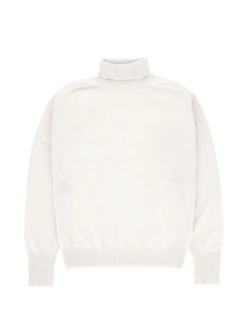 high-neck raglan-sleeve jumper by FORTELA