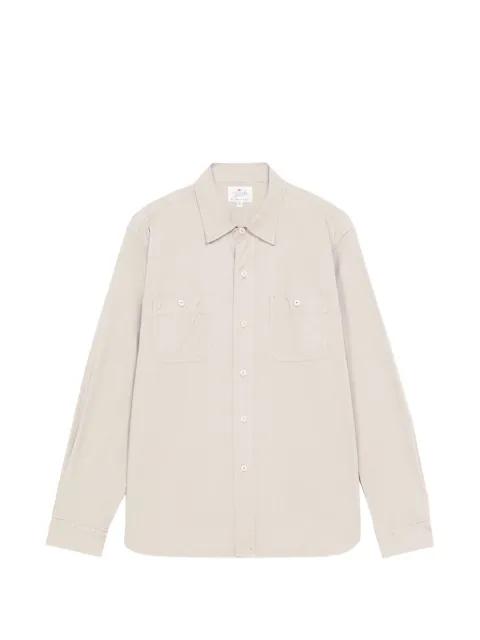 patch-pocket work shirt by FORTELA