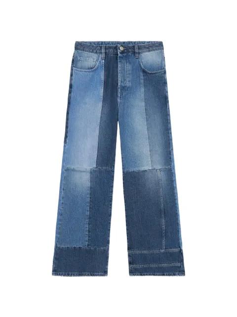 patchwork flared jeans by FORTELA