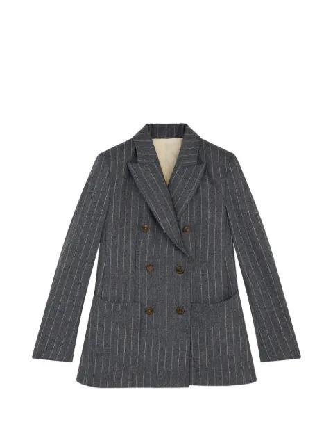 pinstripe double-breasted jacket by FORTELA