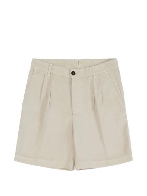 pleated bermuda shorts by FORTELA