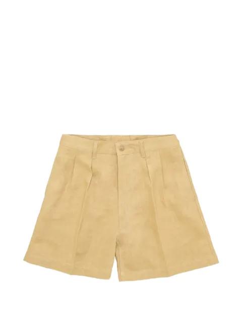 pleated bermuda shorts by FORTELA