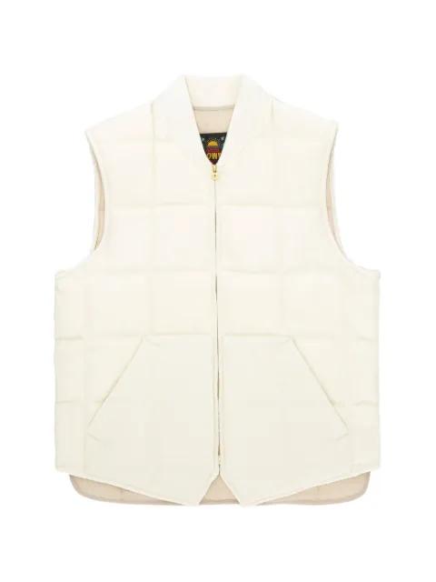quilted zip vest by FORTELA