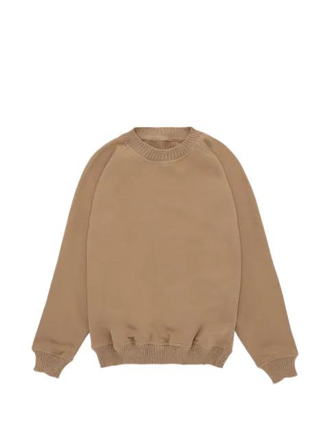 raglan ribbed knit sweatshirt by FORTELA