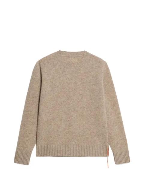 ribbed crew neck sweater by FORTELA