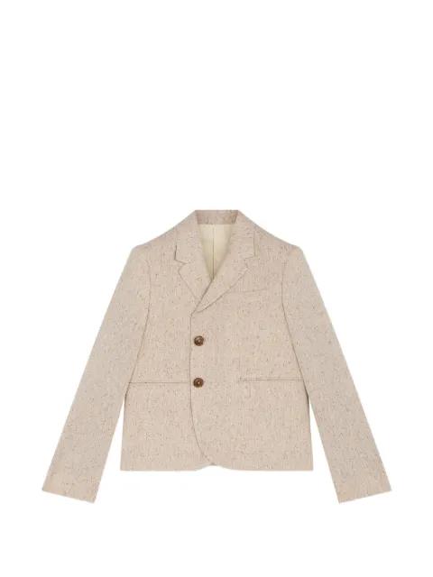 welt-pocket single-breasted blazer by FORTELA