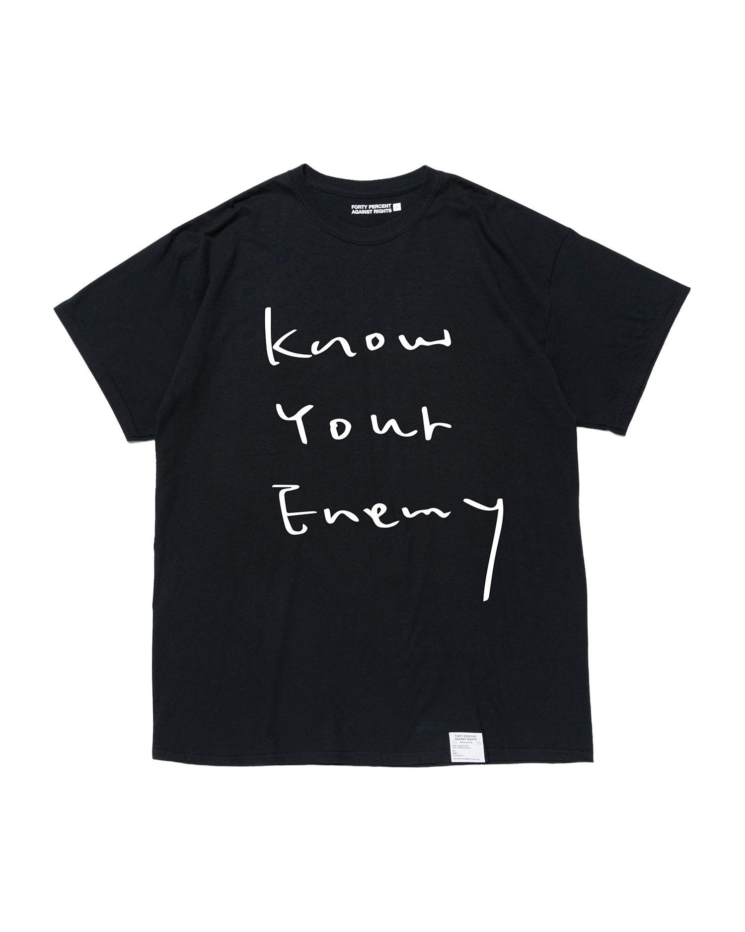 Know Your Enemy tee by FORTY PERCENT AGAINST RIGHTS (FPAR)
