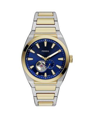Everett Automatic Two-Tone Stainless Steel Watch by FOSSIL Everett Automatic Two-Tone Stainless Steel Watch by FOSSIL