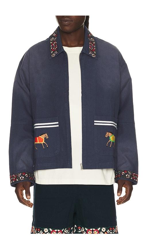 Found Horse Equine Work Jacket in Navy by FOUND