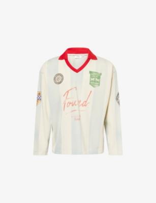 Stripe Sport Long-Sleeve Cotton-Jersey Shirt by FOUND