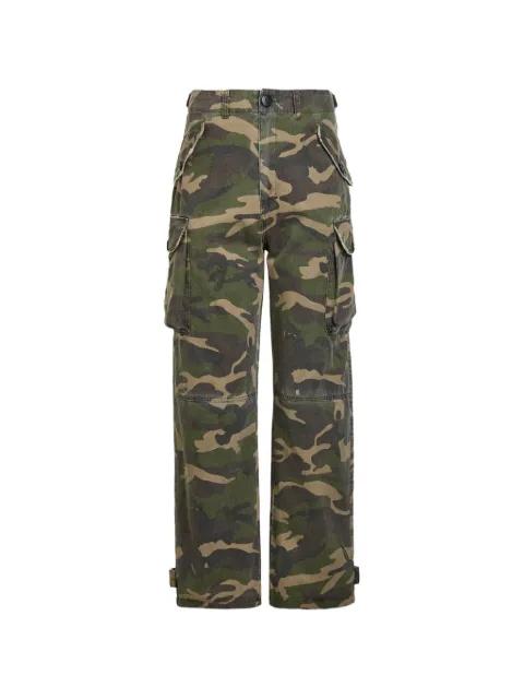 camouflage-print utility cargo pants by FOUND