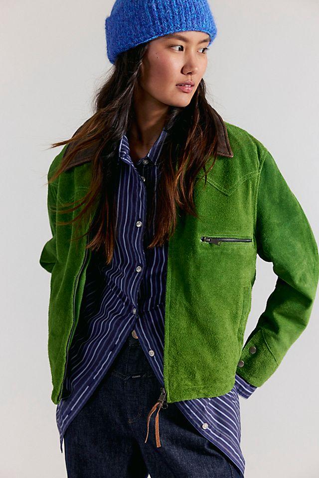 Found Suede Western Barn Jacket by FOUND | FREE PEOPLE