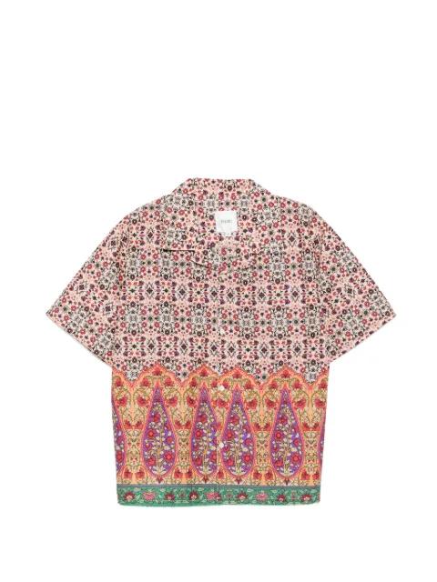 paisley-print short-sleeve shirt by FOUND