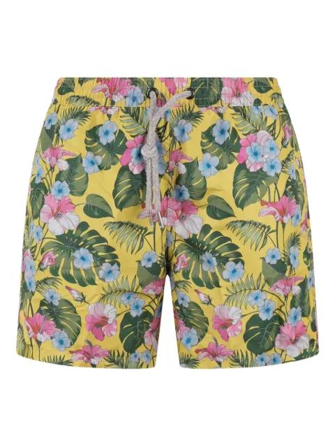 floral-print swim shorts by FOUR FASHIONED FRIENDS