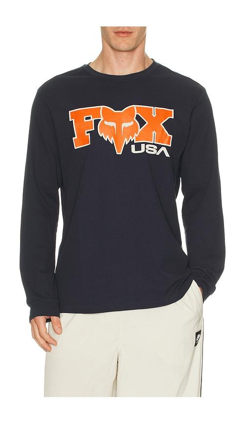Fox Racing Circa 74 Thermal Long Sleeve Tee in Black by FOX RACING