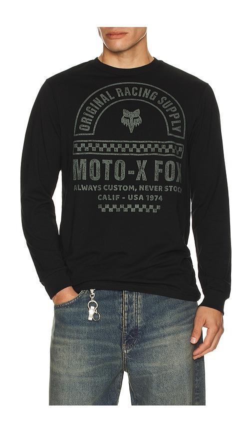 Fox Racing Finish Line Long Sleeve Tee in Black by FOX RACING