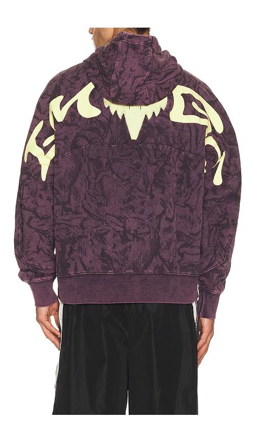 Fox Racing Image Print Fleece Hoodie in Purple by FOX RACING