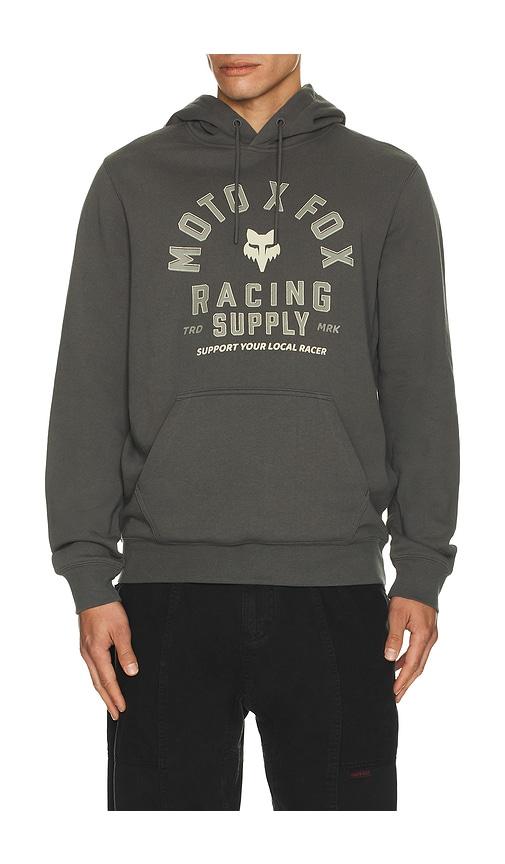 Fox Racing Local Racer Hoodie in Grey by FOX RACING