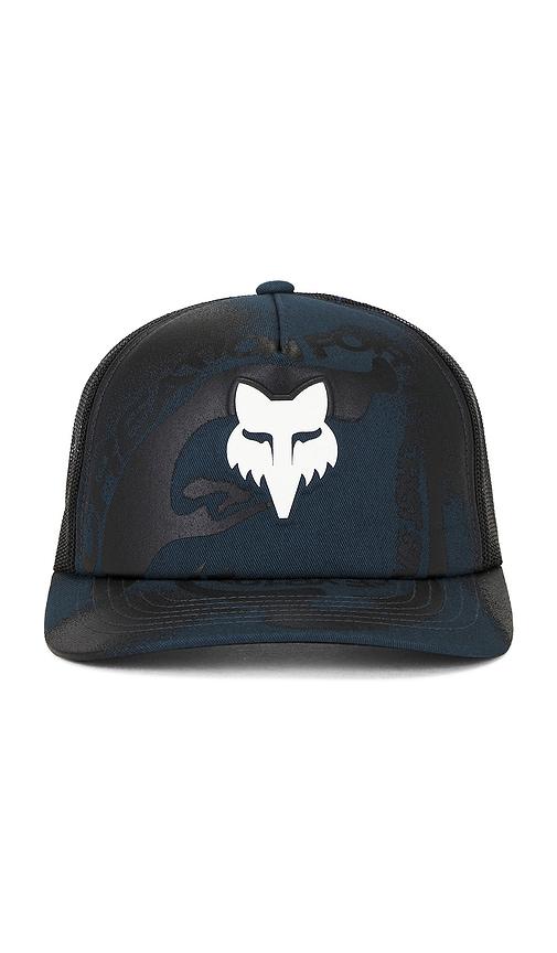 Fox Racing Vision Mesh Trucker Hat in Blue by FOX RACING