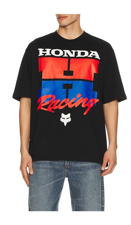 Fox Racing x Honda Midweight Tee in Black by FOX RACING