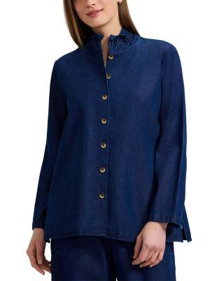 Carolina Long Sleeve Denim Shirt by FOXCROFT