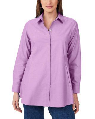 Cici Cotton Non-Iron Tunic Shirt by FOXCROFT