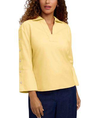 Lainey Poplin Top by FOXCROFT