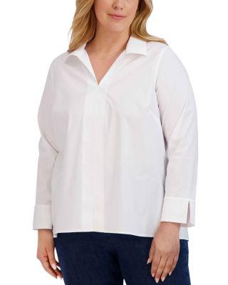 Agnes Stretch Shirt by FOXCROFT PLUS