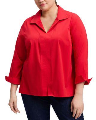 Agnes Stretch Shirt by FOXCROFT PLUS