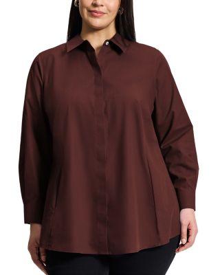Cici Non Iron Tunic Top by FOXCROFT PLUS