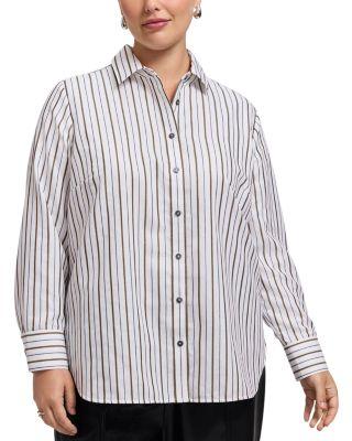 Meghan Metallic Shirt by FOXCROFT PLUS