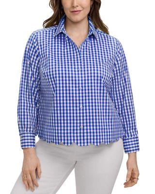 Plus Scarlett Long Sleeve Shirt by FOXCROFT PLUS