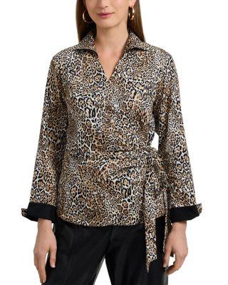 Salina Animal Print Blouse by FOXCROFT