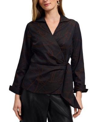 Salina Wrap Top by FOXCROFT