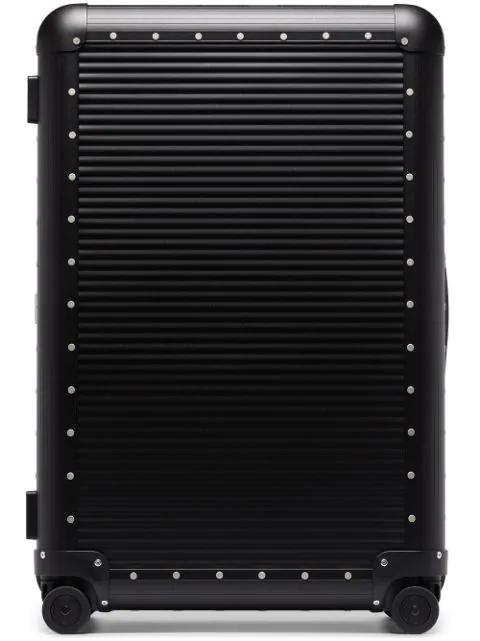 Black Bank Spinner 76  luggage by FPM MILANO