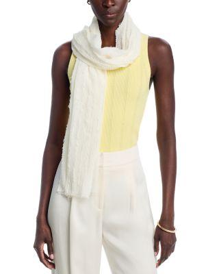 Clip Fringe Solid Scarf by FRAAS