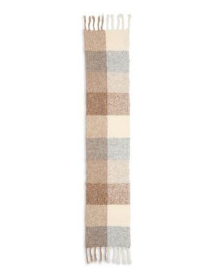 Color Block Boucl&eacute; Scarf - Exclusive by FRAAS