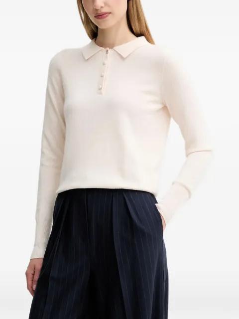 button-placket polo top by FRACOMINA